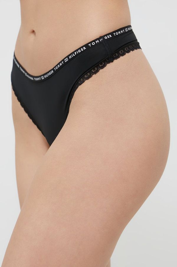 Tommy Hilfiger Tange Tommy Hilfiger (3-pack) boja: crna