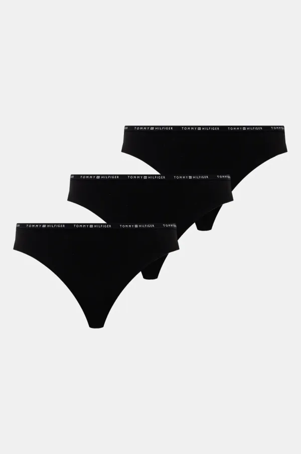 Tommy Hilfiger Tange Tommy Hilfiger 3-pack boja: crna, UW0UW05756