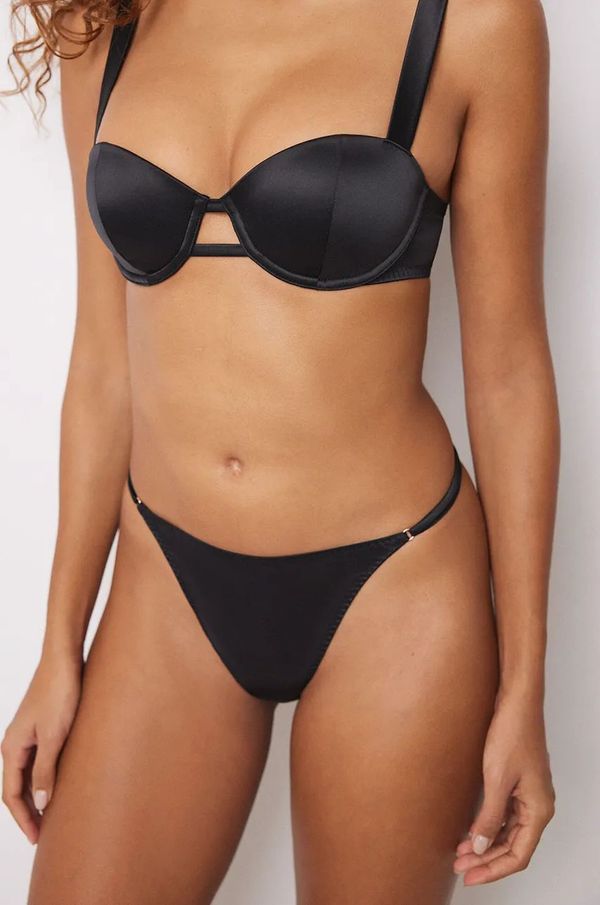 women'secret Tange women'secret SENSE LIMITED EDITION boja: crna, od čipke, 5358655