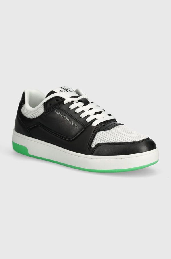 Calvin Klein Jeans Tenisice Calvin Klein Jeans BASKET CUPSOLE LOW MIX IN MET boja: crna, YM0YM00922