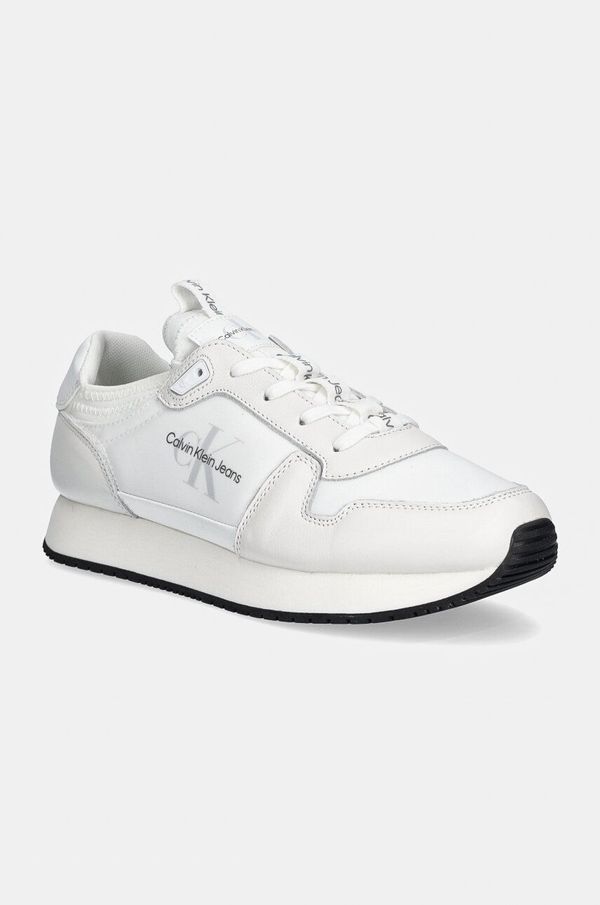 Calvin Klein Jeans Tenisice Calvin Klein Jeans RETRO RUNNER SOCK MULTIFUNCT boja: bijela, YM0YM01118