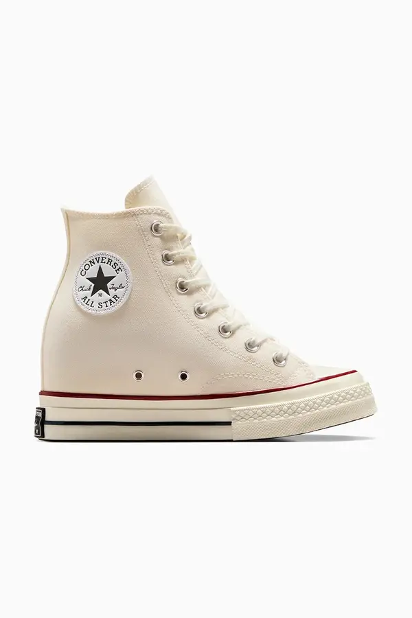 Converse Tenisice Converse Chuck 70 Wedge za žene, boja: bijela, A12562C
