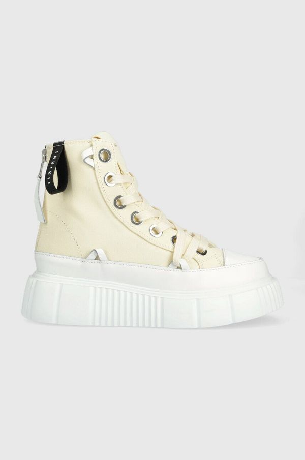 Inuikii Tenisice Inuikii Matilda Canvas High 23 za žene, boja: bež, 30103-024