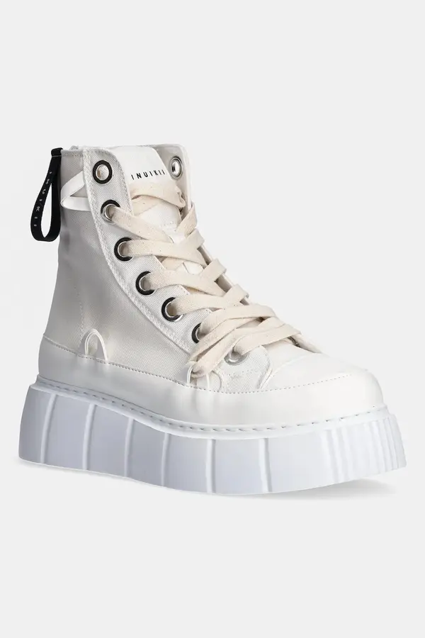 Inuikii Tenisice Inuikii Matilda Canvas High za žene, boja: bijela, 1001.002.0012.100 / 30103-025