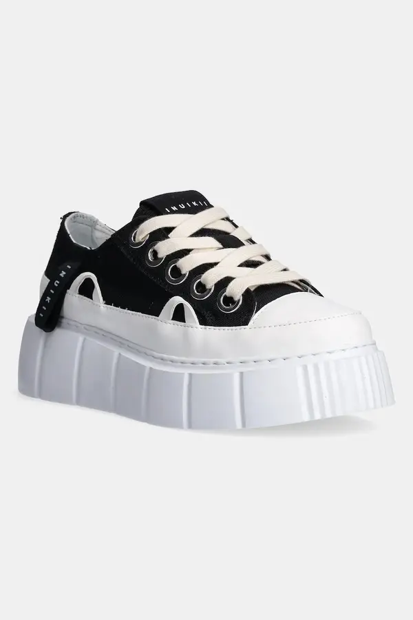 Inuikii Tenisice Inuikii Matilda Canvas Low za žene, boja: crna, 1001.001.0012.000 / 30102-025