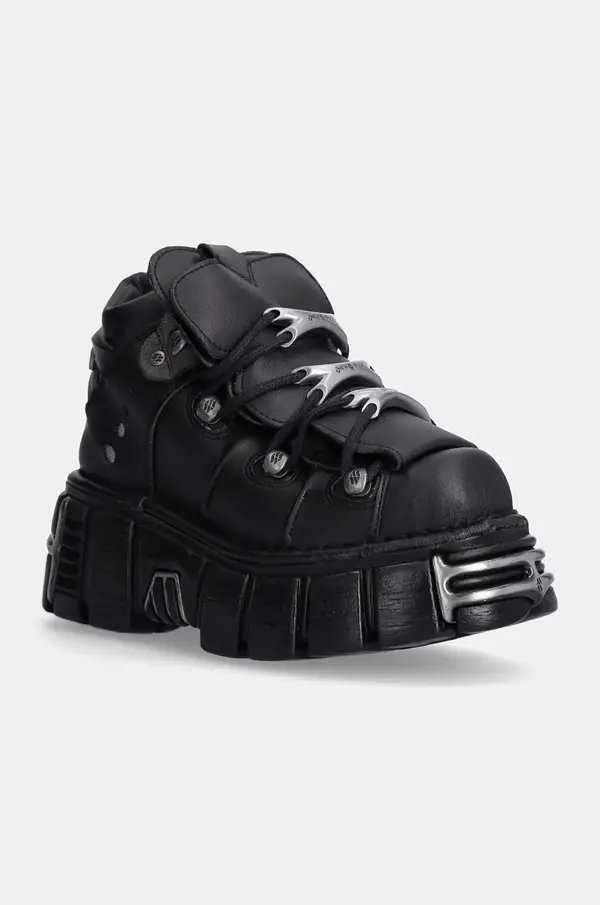 New Rock Tenisice New Rock Negro Tower + Negro Acero boja: crna, M-106-VS1