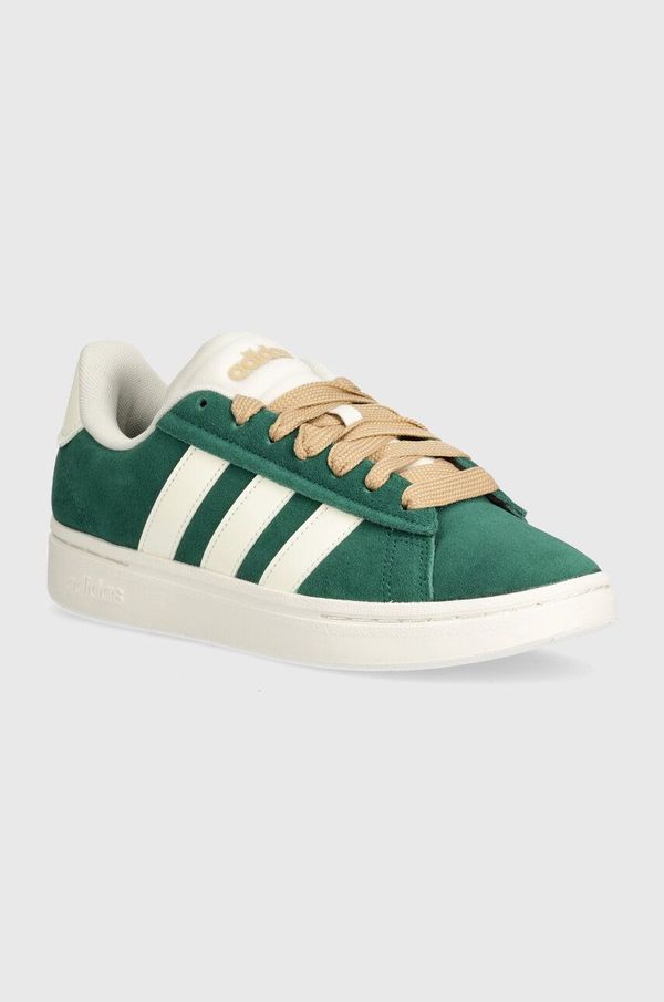 adidas Tenisice od brušene kože adidas Grand Court Alpha boja: zelena, IH3850