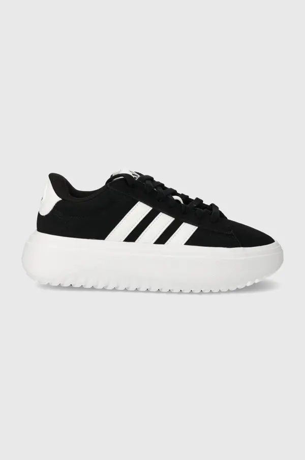 adidas Tenisice od brušene kože adidas GRAND COURT boja: crna IE1102