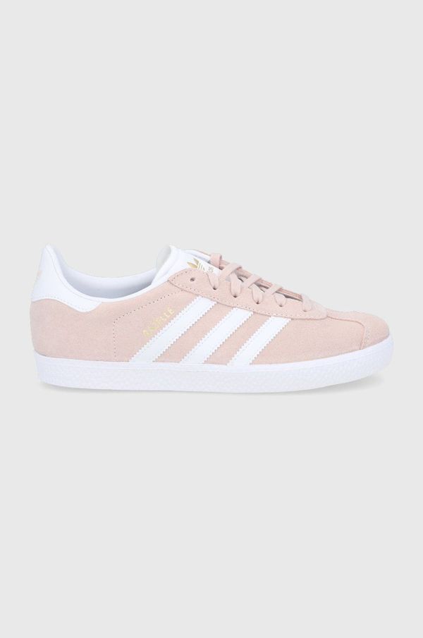adidas Originals Tenisice od brušene kože adidas Originals Gazelle boja: ružičasta, H01512-PNKTN/WHT