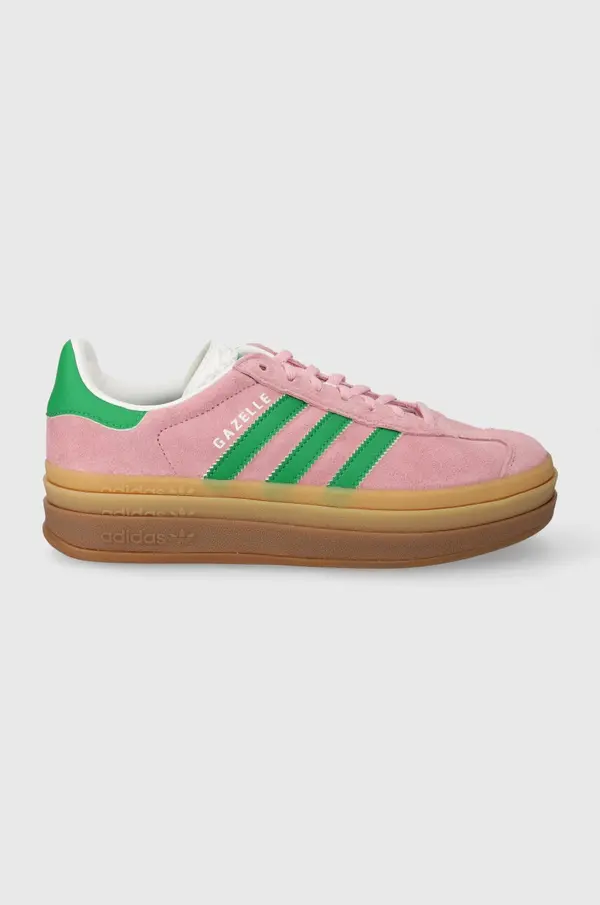 Adidas Tenisice od brušene kože adidas Originals Gazelle Bold boja: ružičasta, IE0420