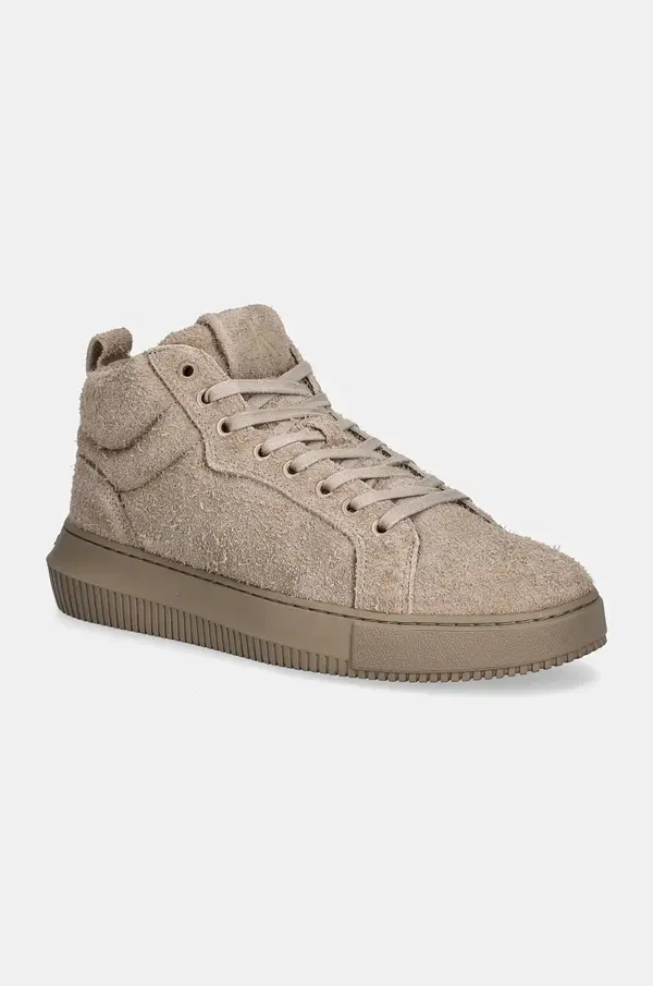 Calvin Klein Jeans Tenisice od brušene kože Calvin Klein Jeans CHUNKY CUPSOLE HIGH SUEDE