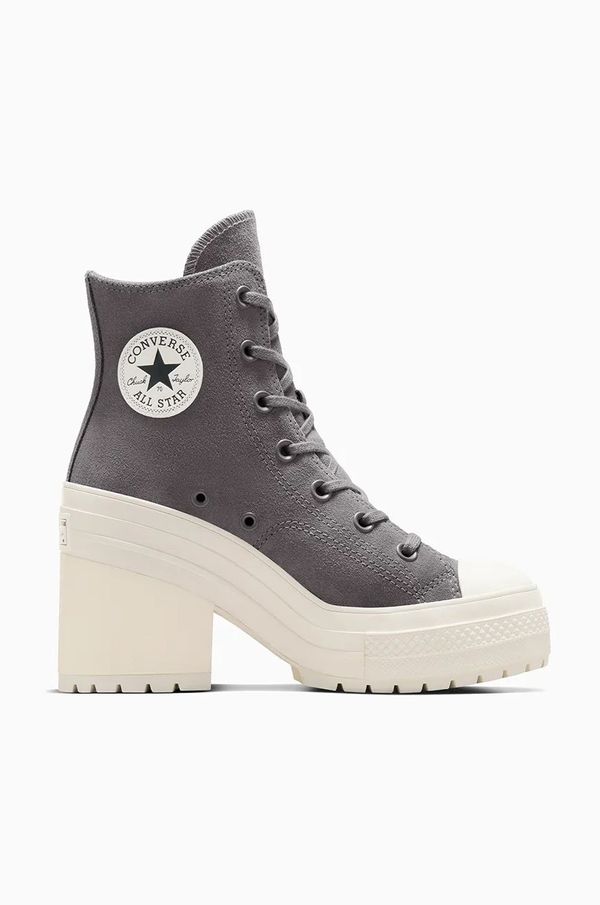 Converse Tenisice od brušene kože Converse Chuck 70 De Luxe Heel boja: siva, A12327C