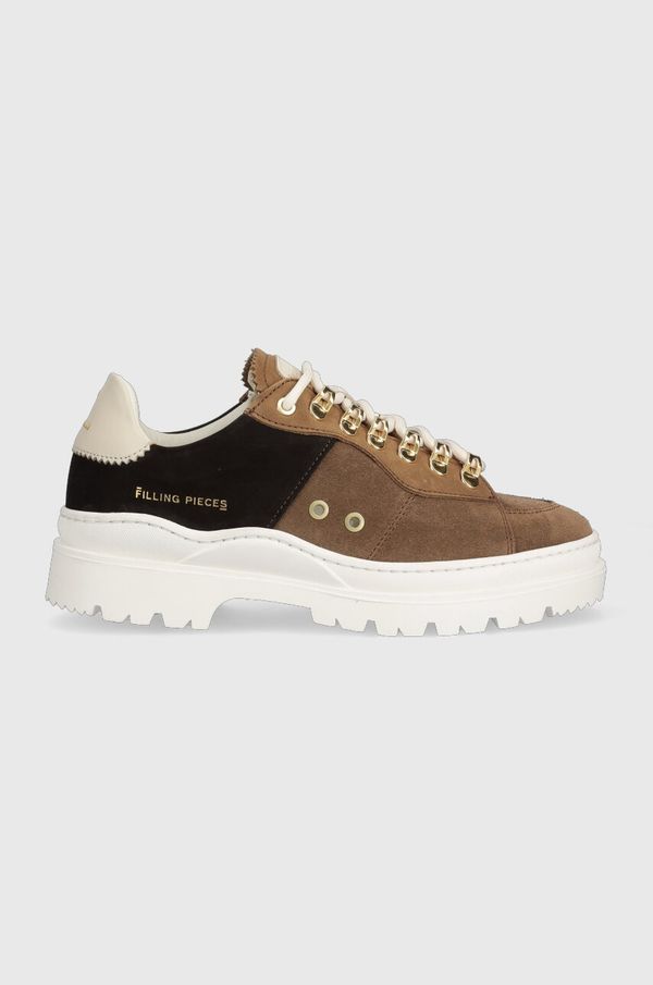 Filling Pieces Tenisice od brušene kože Filling Pieces Court Serrated Topaz boja: smeđa, 71633831933