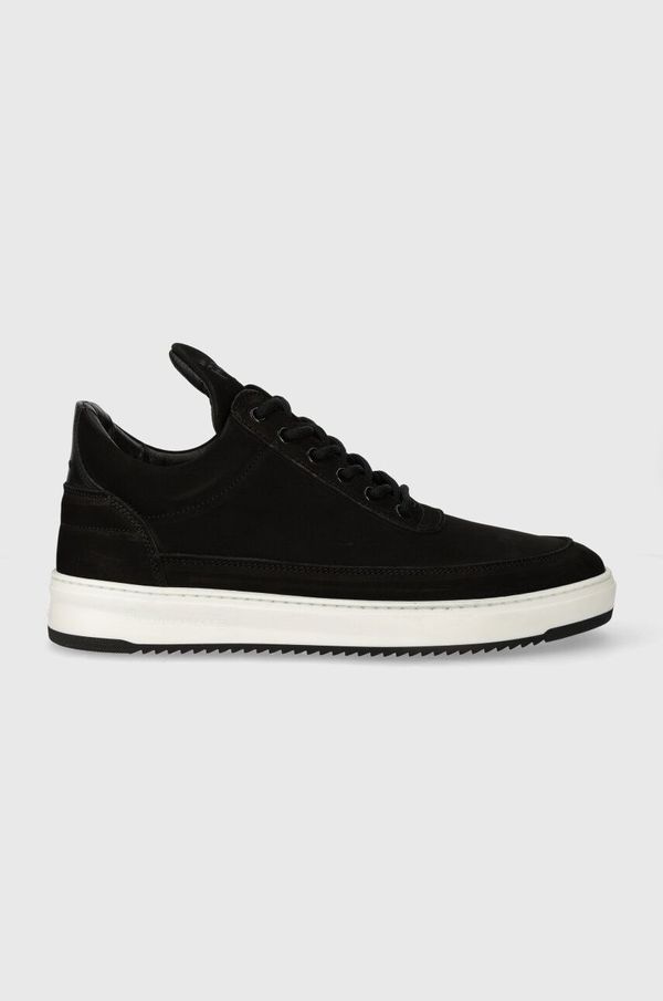 Filling Pieces Tenisice od brušene kože Filling Pieces Low Top Base boja: crna, 10120591861