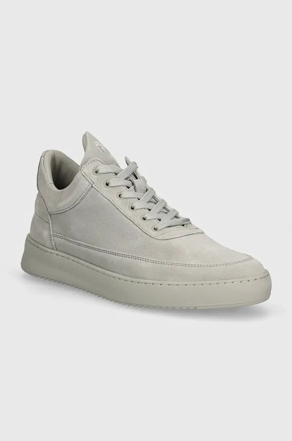 Filling Pieces Tenisice od brušene kože Filling Pieces Low Top Suede All Grey