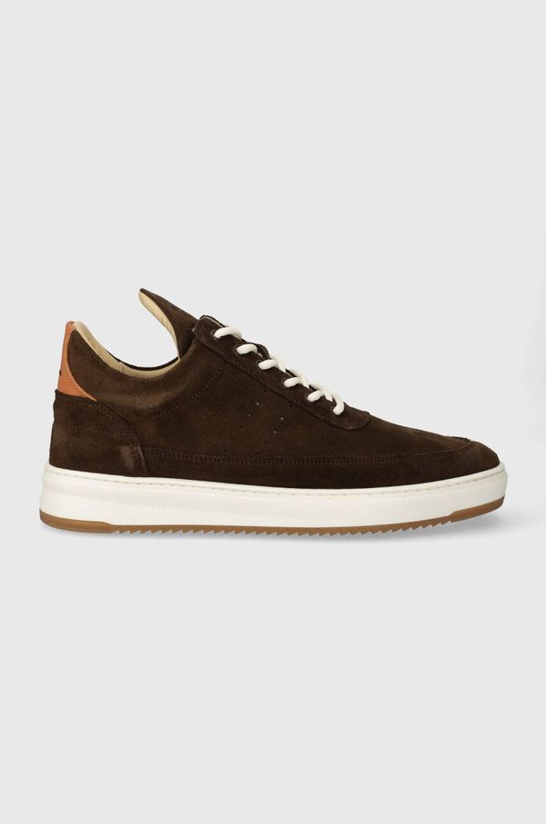 Filling Pieces Tenisice od brušene kože Filling Pieces Low Top Suede boja: smeđa 10123081933