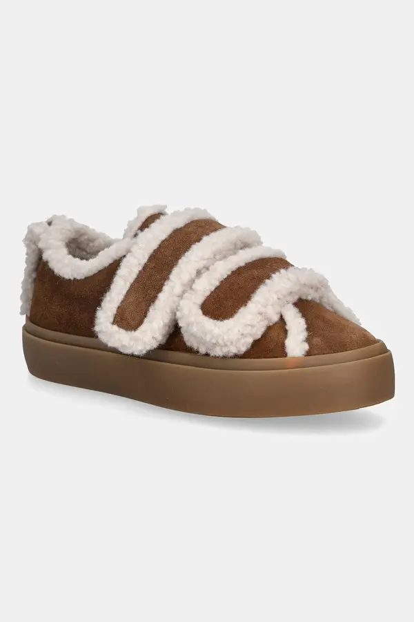 Inuikii Tenisice od brušene kože Inuikii Shearling Low Velcro