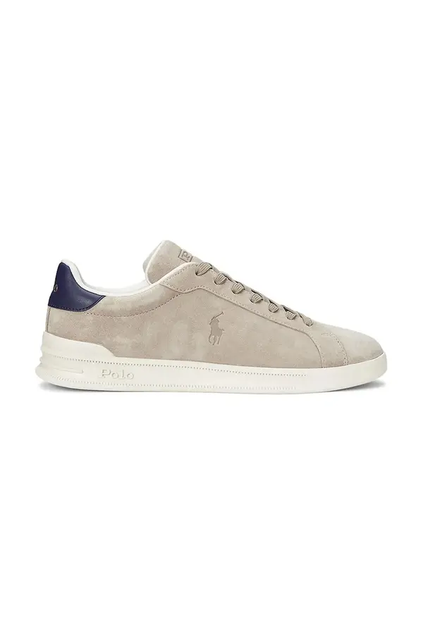 Ralph Lauren Tenisice od brušene kože Polo Ralph Lauren Hrt Crt Ii boja: bež, 809955691003