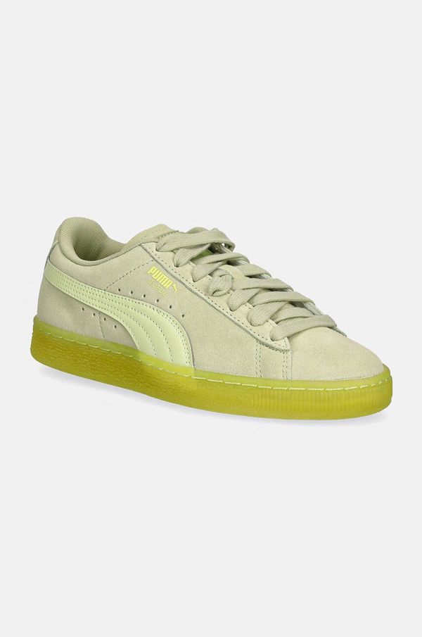 Puma Tenisice od brušene kože Puma Suede Classic Translucent boja: zelena, 398818