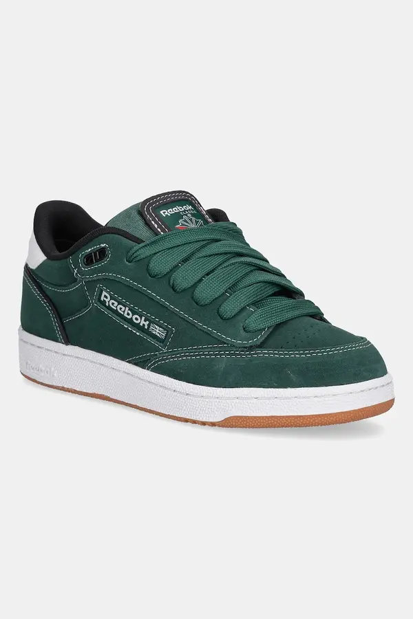 Reebok Tenisice od brušene kože Reebok Classic CLUB C BULC CLN boja: zelena, 100209035