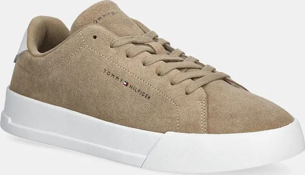 Tommy Hilfiger Tenisice od brušene kože Tommy Hilfiger TH COURT CORE SUEDE