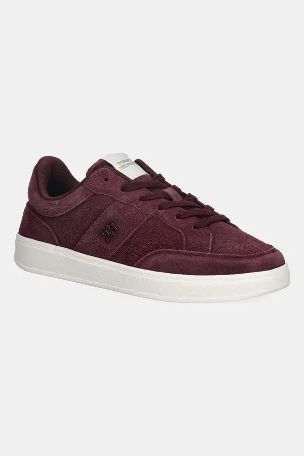 Tommy Hilfiger Tenisice od brušene kože Tommy Hilfiger TH HERITAGE COURT SNEAKER SUEDE