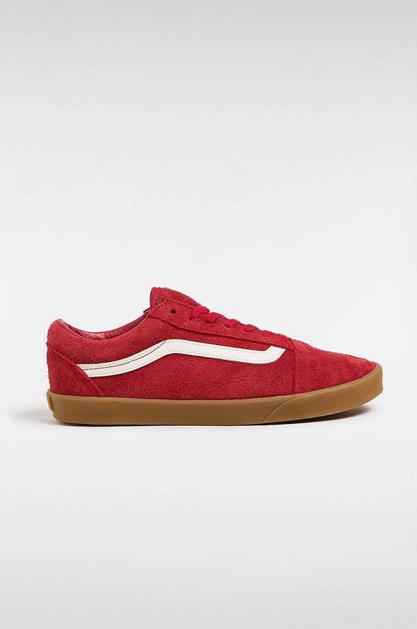 Vans Tenisice od brušene kože Vans Old Skool Lowpro boja: crvena, VN000D0ECI11
