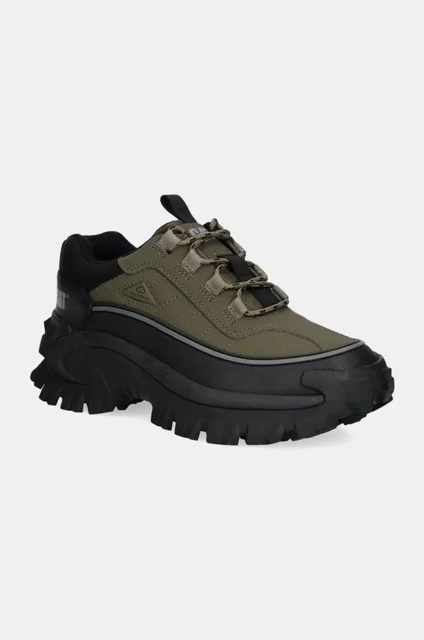 Caterpillar Tenisice od nubuk kože Caterpillar INTRUDER GALOSH 2.0 LOW WP boja: zelena, P111620