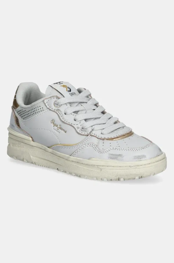Pepe Jeans Tenisice Pepe Jeans CHESTER DISTRESS W za žene, boja: siva, PLS00033