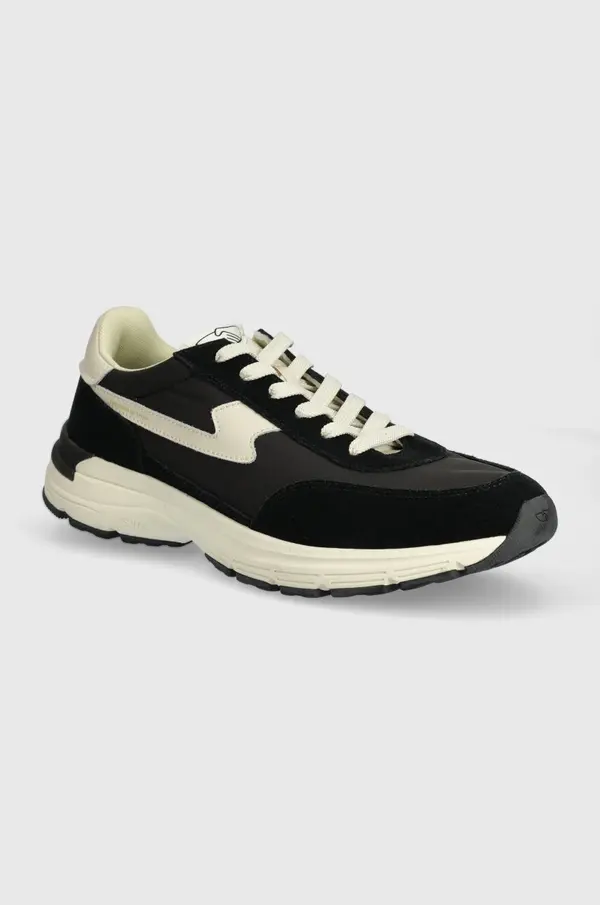 Stepney Workers Club Tenisice Stepney Workers Club Osier S-Strike Suede Mix boja: crna, YP02015
