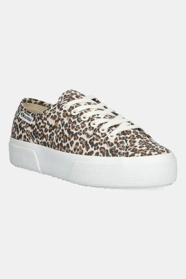 Superga Tenisice Superga PLATFORM LEOPARD PRINT LE