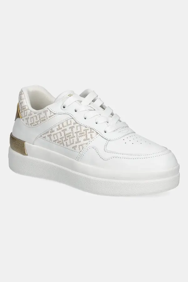 Tommy Hilfiger Tenisice Tommy Hilfiger LUX COURT SNEAKER MONOGRAM boja: bijela, FW0FW08381