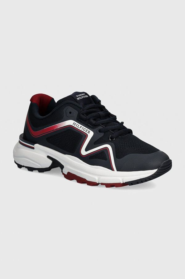 Tommy Hilfiger Tenisice Tommy Hilfiger M RUNNER TECH KNIT boja: tamno plava, FM0FM05109