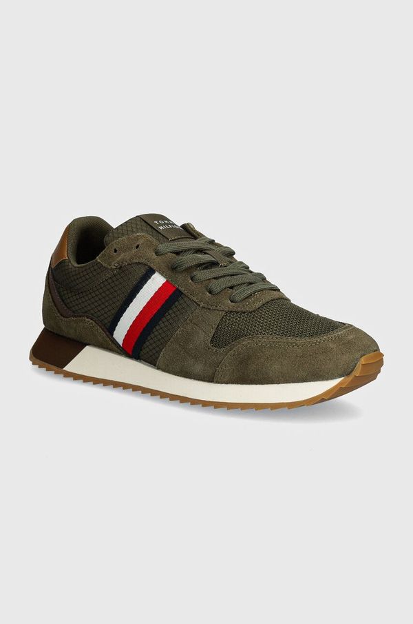 Tommy Hilfiger Tenisice Tommy Hilfiger RUNNER EVO MIX BLOCK boja: zelena, FM0FM05298