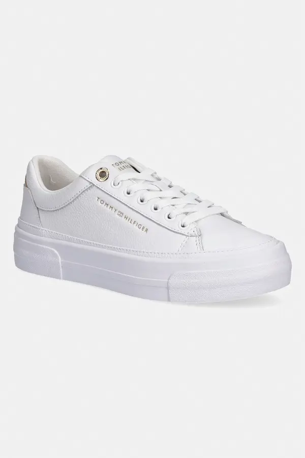 Tommy Hilfiger Tenisice Tommy Hilfiger TH PLATFORM SNEAKER TUMBLED LTR