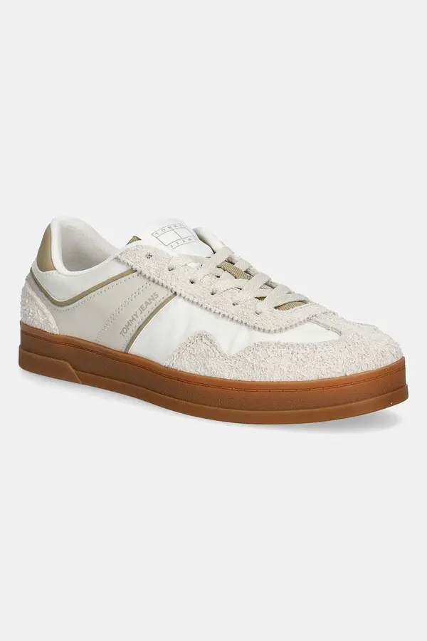 Tommy Hilfiger Tenisice Tommy Jeans THE GREENWICH MIX MEDIA boja: bež, EN0EN02730