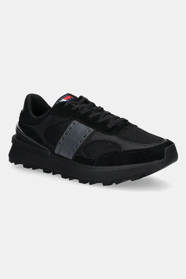 Tommy Hilfiger Tenisice Tommy Jeans TJM TECHNICAL RUNNER ESS boja: crna, EM0EM01537