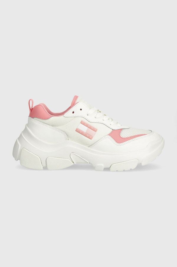 Tommy Jeans Tenisice Tommy Jeans TJW LIGHTWEIGHT HYBRID RUNNER boja: bijela, EN0EN02566