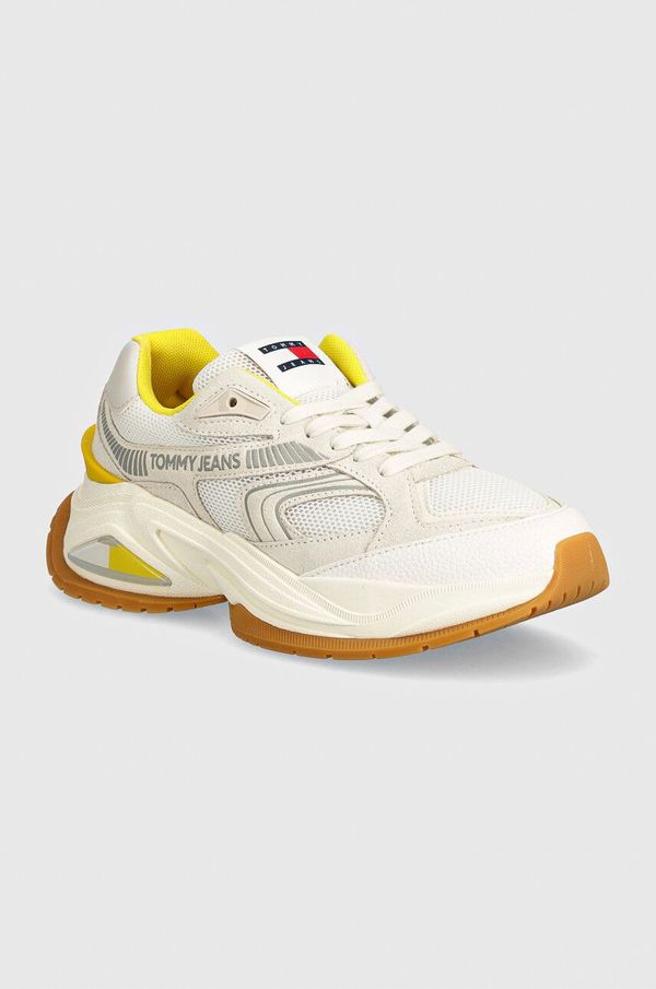 Tommy Jeans Tenisice Tommy Jeans TJW TRENDY RETRO RUNNER boja: bež, EN0EN02550