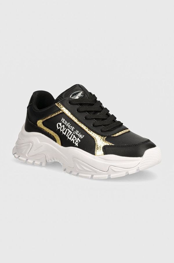 Versace Tenisice Versace Jeans Couture Hiker boja: crna, 77VA3SV6 ZP319 G89