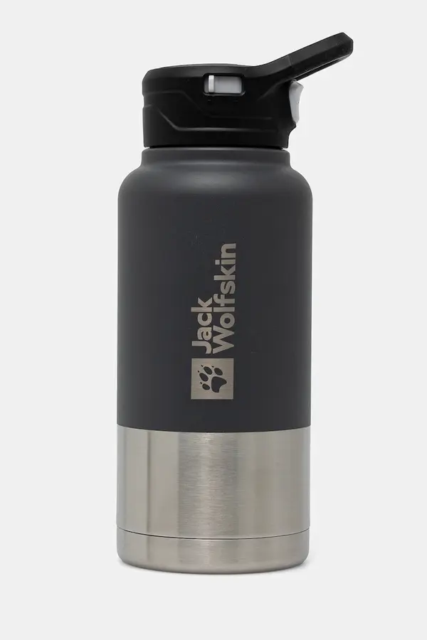 Jack Wolfskin Termos boca Jack Wolfskin Saima Insulated Straw 950 ml boja: siva, A64001