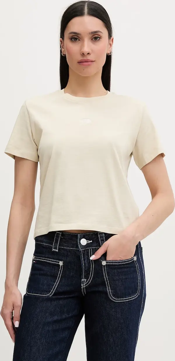 The North Face The North Face crop top ženski pamučni ESSENTIAL