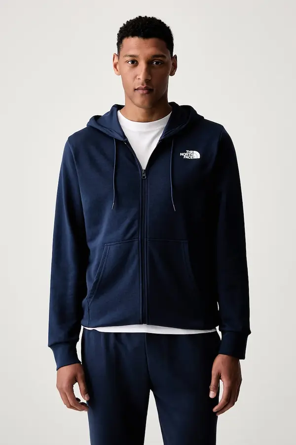 The North Face The North Face dukserica na zakopčavanje sa kapuljačom za muškarce s pamukom SIMPLE DOME LIGHT REGULAR