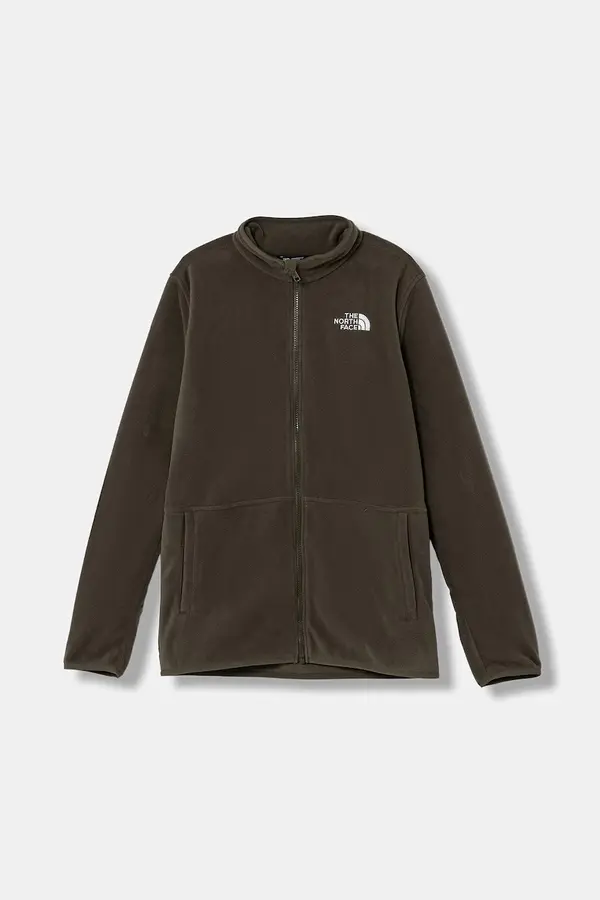 The North Face The North Face dukserica na zakopčavanje za djecu s flisom TEEN GLACIER FZ ZIP IN JACKET