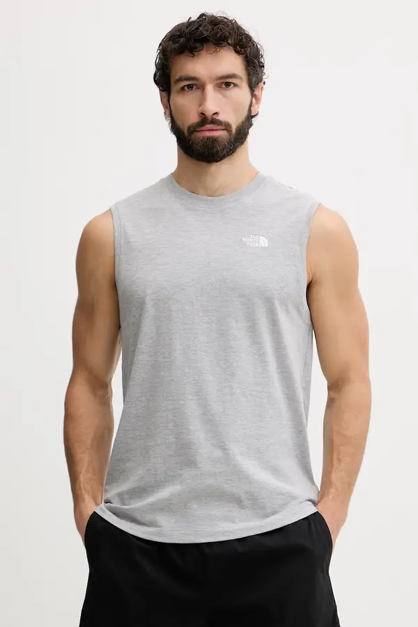 The North Face The North Face top za muškarce s pamukom Essential Simple Dome