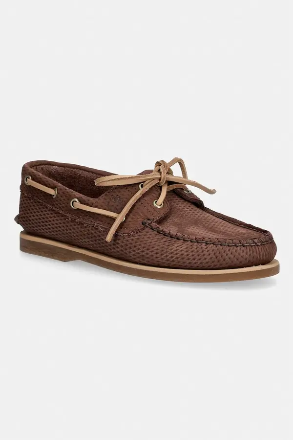 Timberland Timberland mokasinke za muškarce od brušene kože Classic Boat Boat