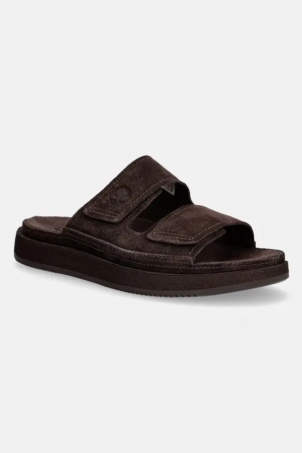 Timberland Timberland natikače za muškarce od brušene kože Casco Cove Slide