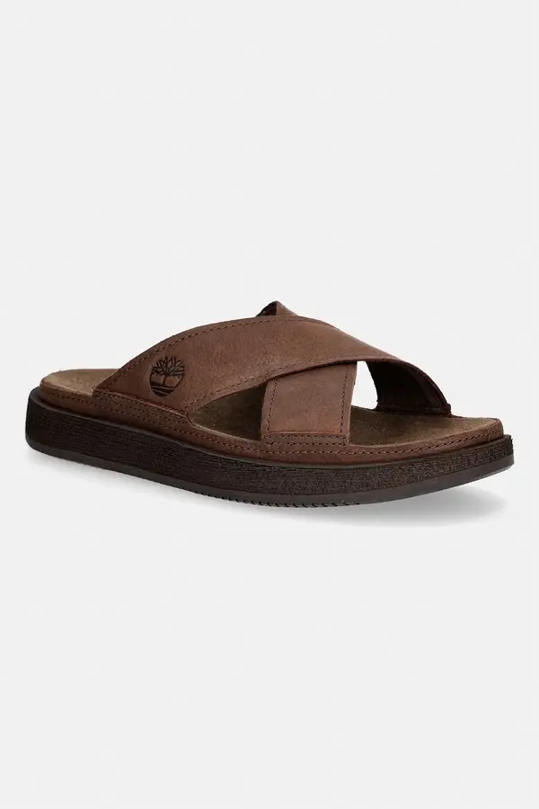 Timberland Timberland natikače za muškarce od kože Casco Cove Slide