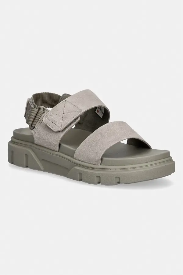 Timberland Timberland sandale za žene od brušene kože Greyfield Sandal Backstrap