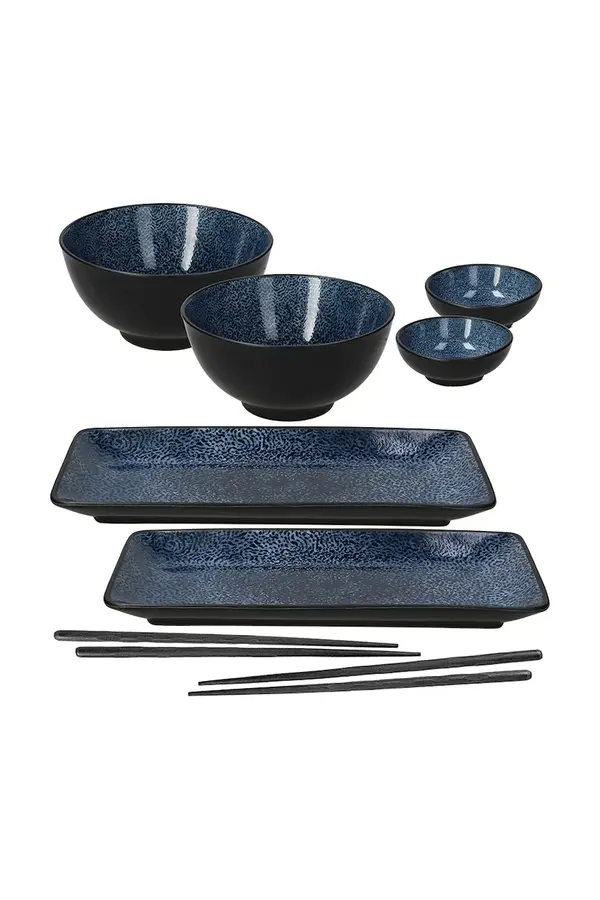 Tognana Tognana set za sushi za posluživanje od glaziranog poculana